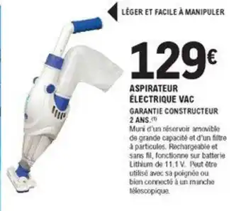 Aspirateur électrique Vac