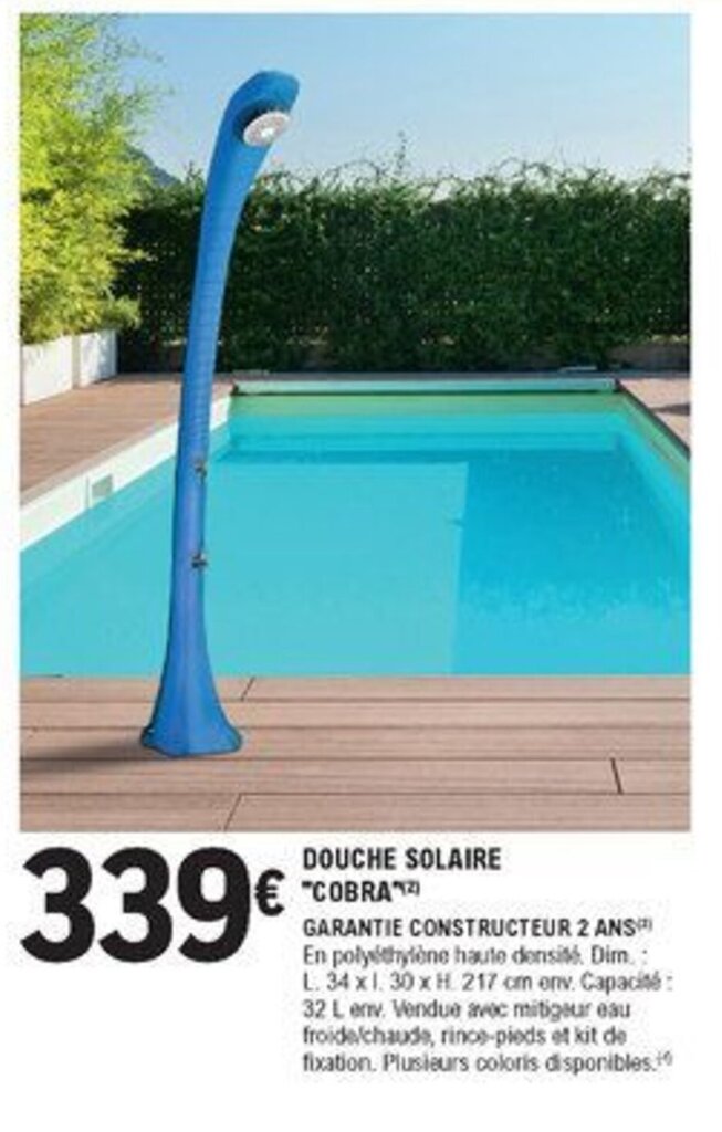 Promo Douche Solaire Cobra chez E.Leclerc Jardi