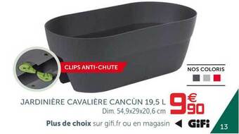 Jardinière Cavalière Cancun 19,5 L