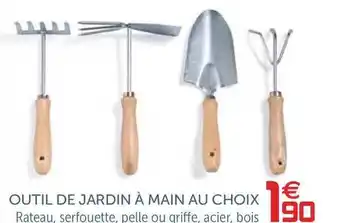 Gifi Outil De Jardin à Main Au Choix offre