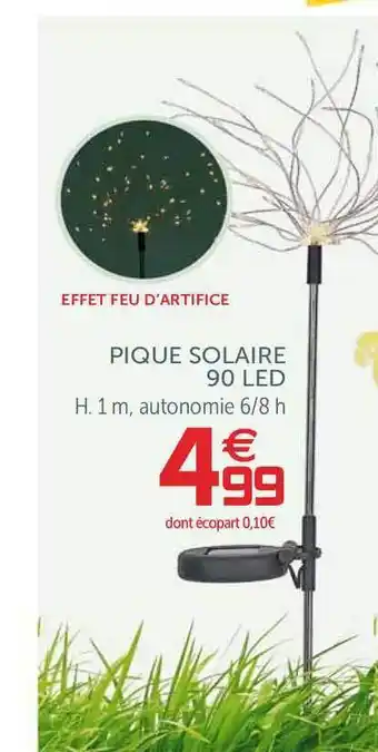 Gifi Pique Solaire 90 Led offre