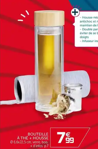 Gifi Bouteille à Thé + Housse offre