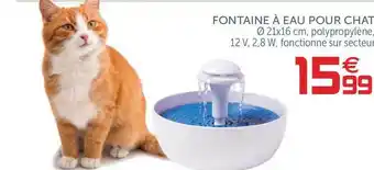 Gifi Fontaine à Eau Pour Chat offre