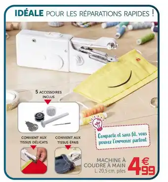 Gifi Machine à Coudre à Main offre