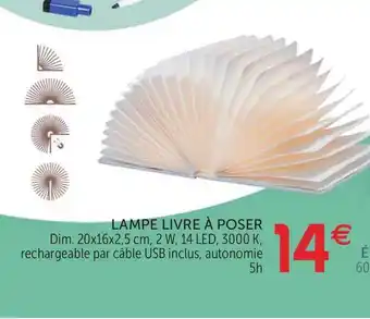 Gifi Lampe Livre à Poser offre