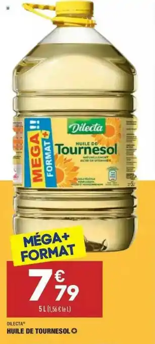 ALDI Dilecta Huile De Tournesol offre