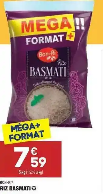 ALDI Bon-ri Riz Basmati offre