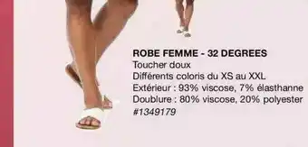 Costco Robe Femme 32 Degrees offre