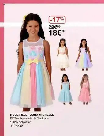 Costco Robe Fille-jona Michelle offre