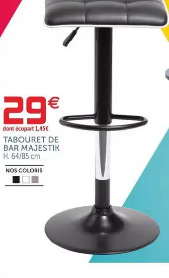 Gifi Tabouret De Bar Majestik offre