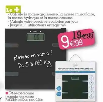 Pèse-personne Impédancemètre
