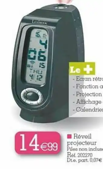 Réveil Projecteur