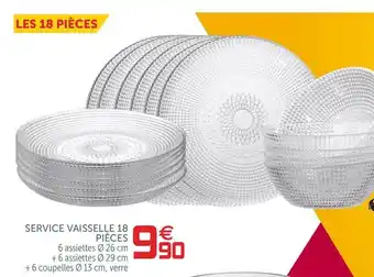 Gifi Service Vaisselle 18 Pièces offre