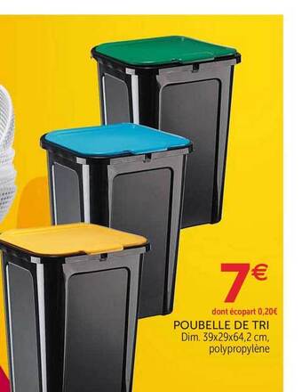 Gifi Poubelle De Tri offre