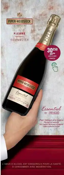 Nicolas Champagne Piper-heidsieck offre
