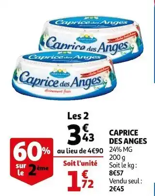 Auchan Caprice des anges caprice des anges offre