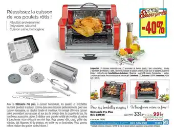 Teleshopping Rotisserie Pro Plus offre