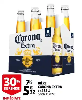 Auchan Corona extra bière offre
