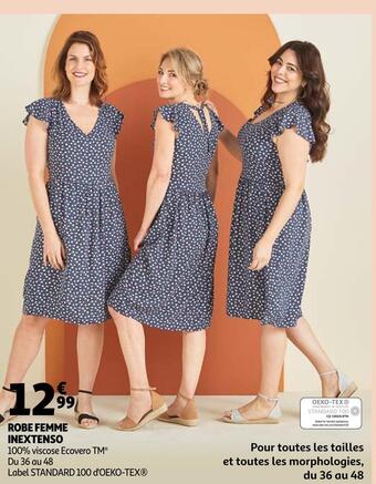 Auchan Inextenso robe femme offre