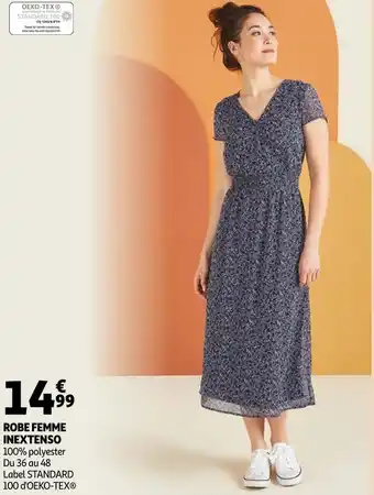 Auchan In extenso robe femme offre