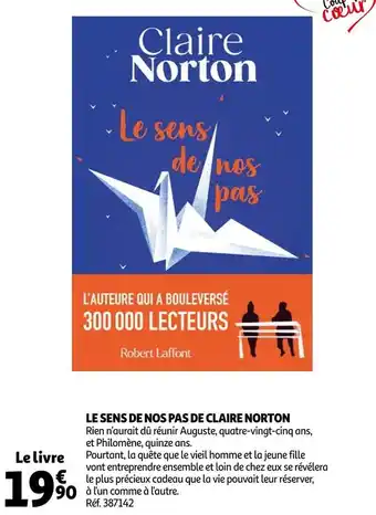 Le sens de nos pas de claire norton