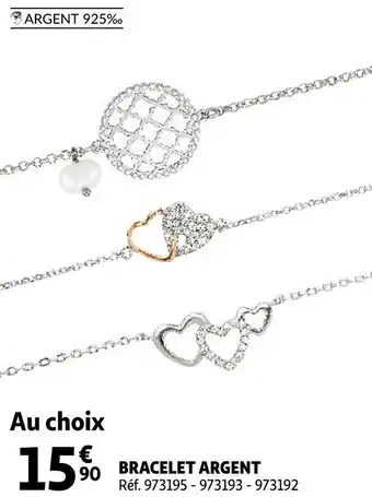 Auchan Bracelet argent offre