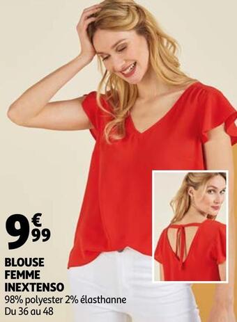 Auchan Inextenso blouse femme offre