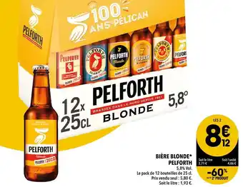 Pelforth bière blonde