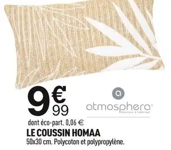 Centrakor Le coussin homaa offre