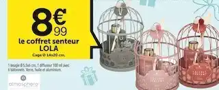 Centrakor Atmosphera le coffret senteur lola offre