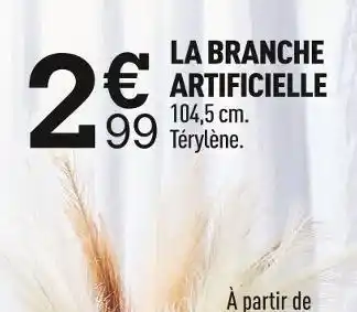 Centrakor La branche artificielle offre
