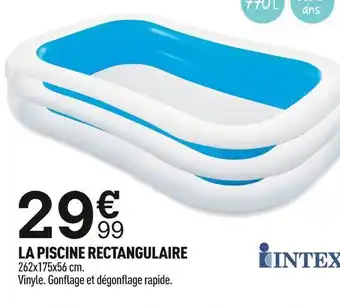 Centrakor Intex la piscine rectangulaire offre