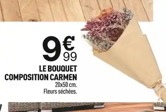 Centrakor Le bouquet composition carmen offre