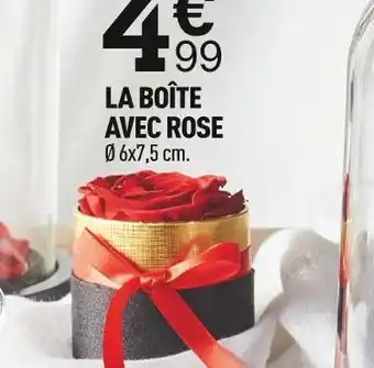 Centrakor La boîte avec rose offre