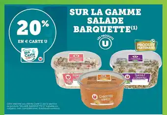 U Express Salade Barquette offre