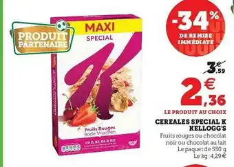 U Express Cereales Special K Kellogg's offre