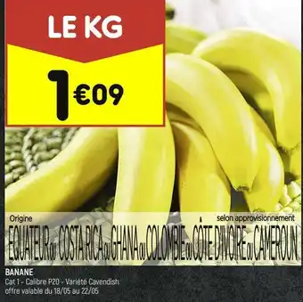 Leader Price Banane offre