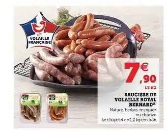 Saucisse De Volaille Royal Bernard