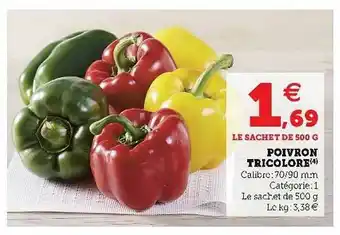 U Express Poivron Tricolore offre