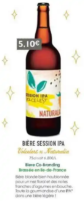 Naturalia Bière Session Ipa Volcelest Naturalia offre