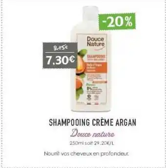 Shampooing Crème Argan