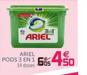 Gifi Ariel Pods 3 En 1 offre