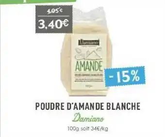 Naturalia Poudre D'amande Blanche Damiano offre