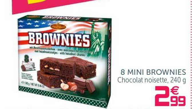 Promo 8 Mini Brownies Chez Gifi