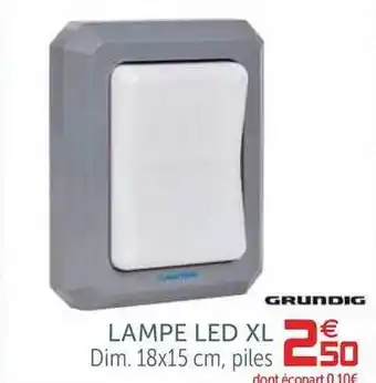 Gifi Lampe Led Xl Grundig offre