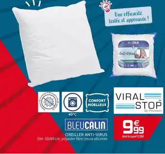 Gifi Oreiller Anti-virus Bleucâlin offre