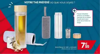 Gifi Bouteille à Thé + Housse offre