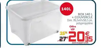 Gifi Box 140 L + Couvercle offre