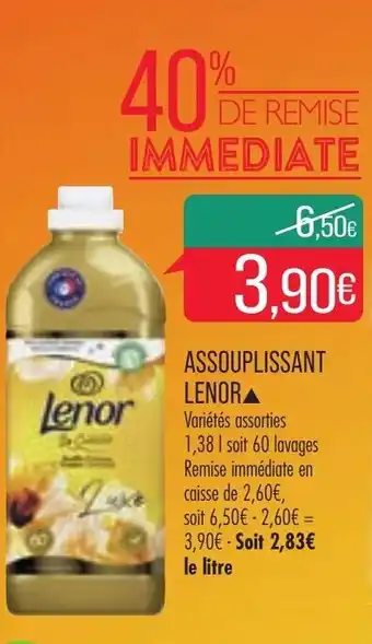 Match Assouplissant lenor offre