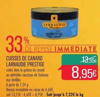 Match Cuisses de canard larnaudie prestige offre